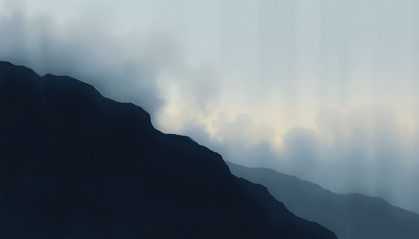 Fan-driven abstract illustration evoking the emotional arc of Someone Great by LCD Soundsystem