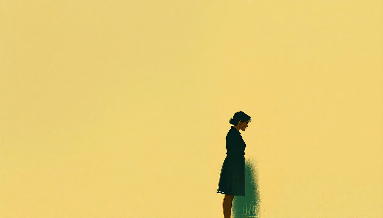 Fan-driven abstract illustration evoking the emotional arc of Someone to Watch Over Me by Ella Fitzgerald
