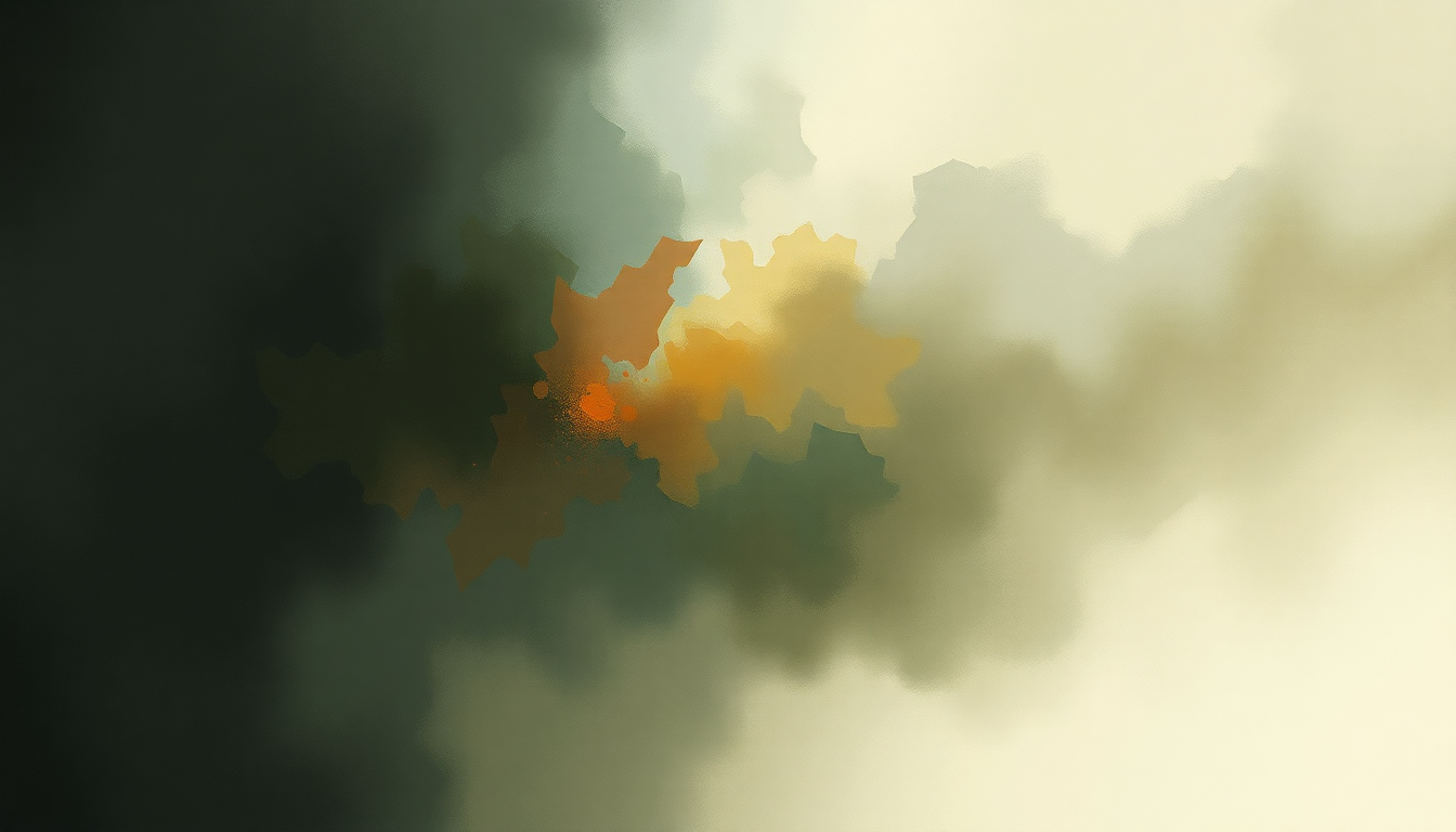 Fan-driven abstract illustration evoking the emotional arc of Something from Nothing by Foo Fighters