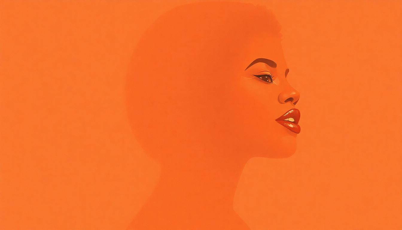 Fan-driven abstract illustration evoking the emotional arc of Something He Can Feel by Aretha Franklin