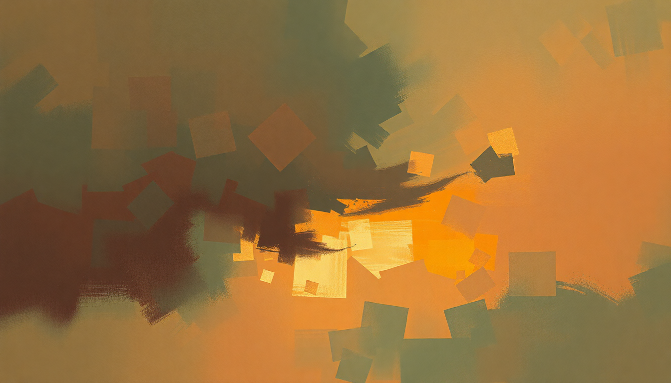 Fan-driven abstract illustration evoking the emotional arc of Something's Got a Hold on Me by Etta James