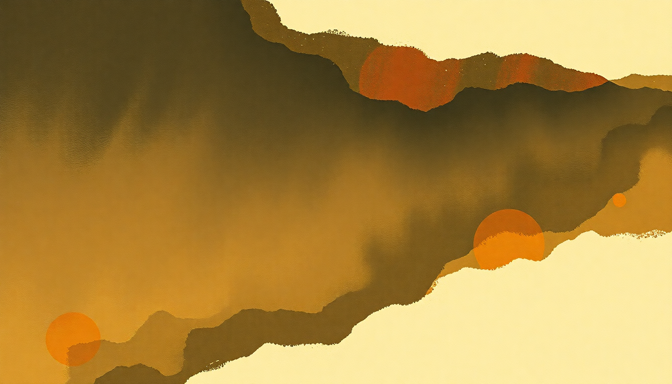 Fan-driven abstract illustration evoking the emotional arc of Something Sweet, Something Tender by Eric Dolphy