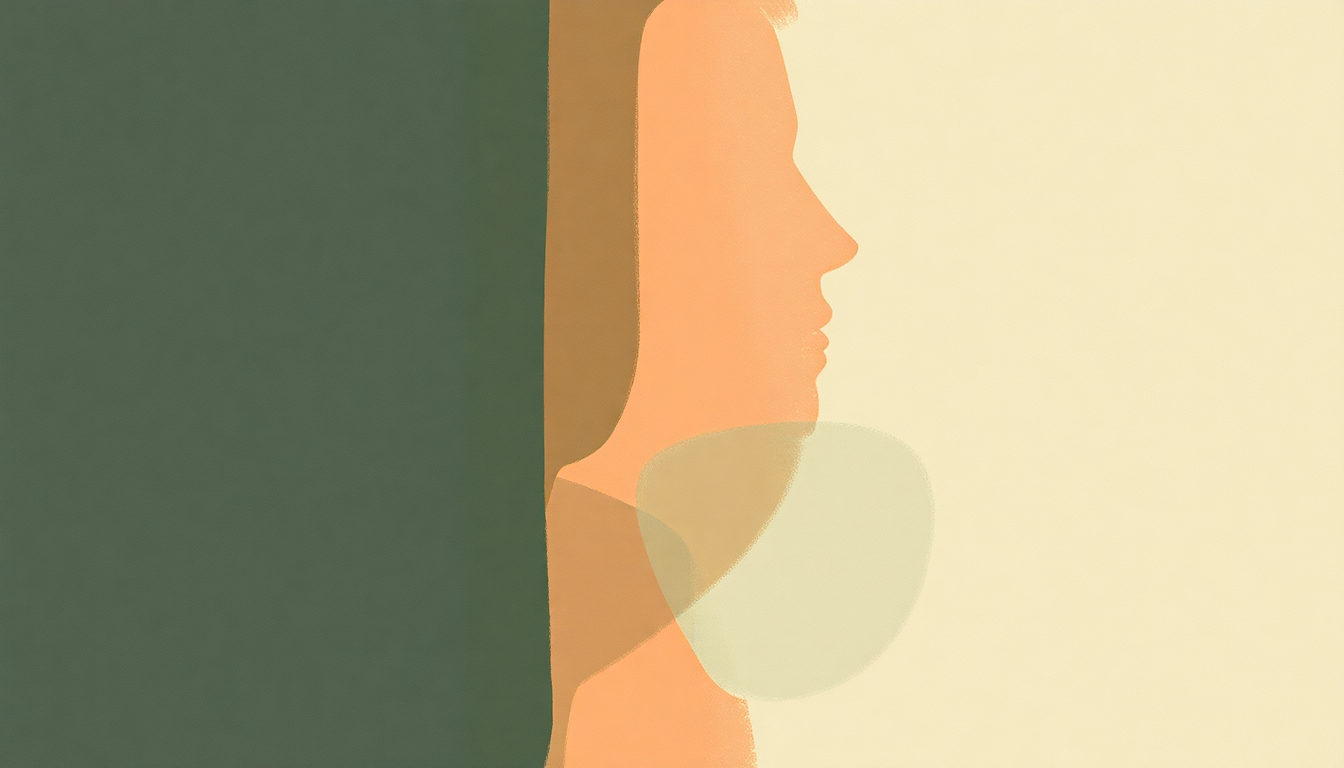 Fan-driven abstract illustration evoking the emotional arc of Sometimes I Sit and Think by Courtney Barnett