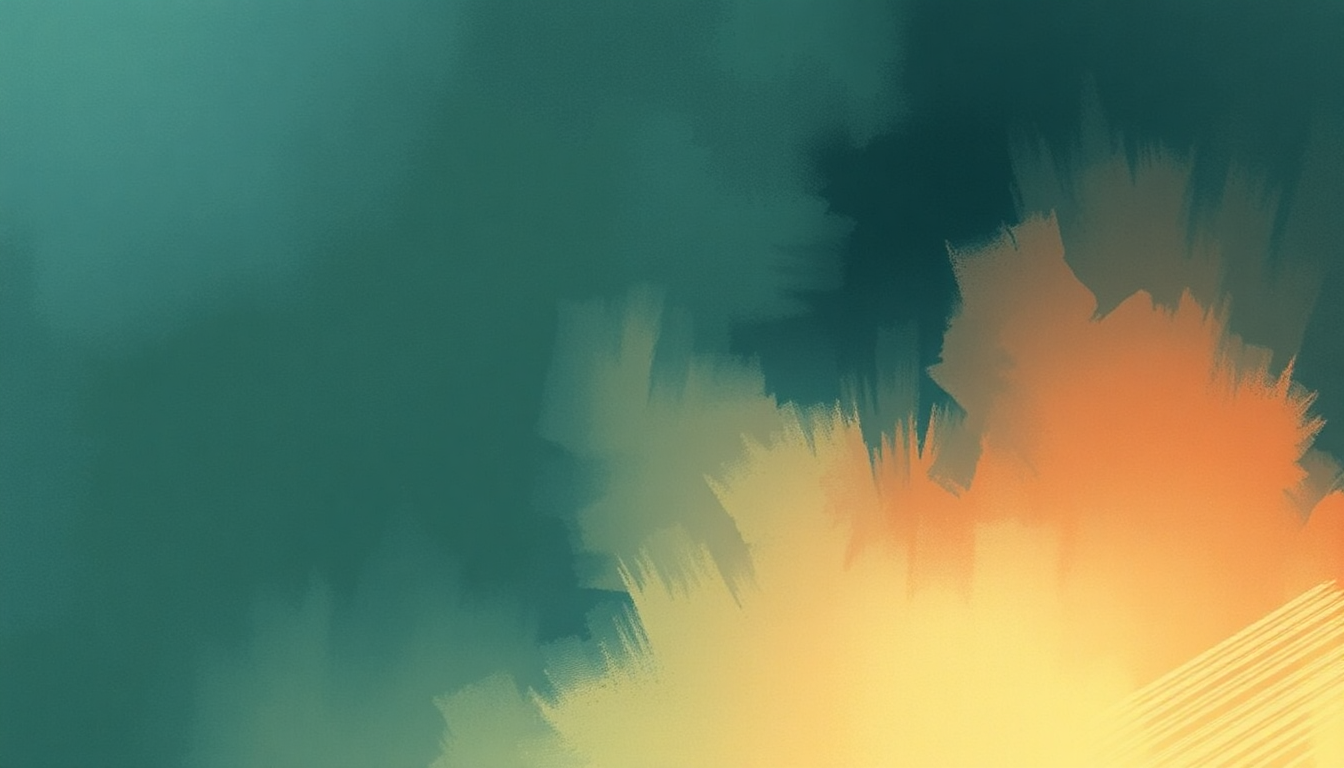 Fan-driven abstract illustration evoking the emotional arc of Song 2 by Blur