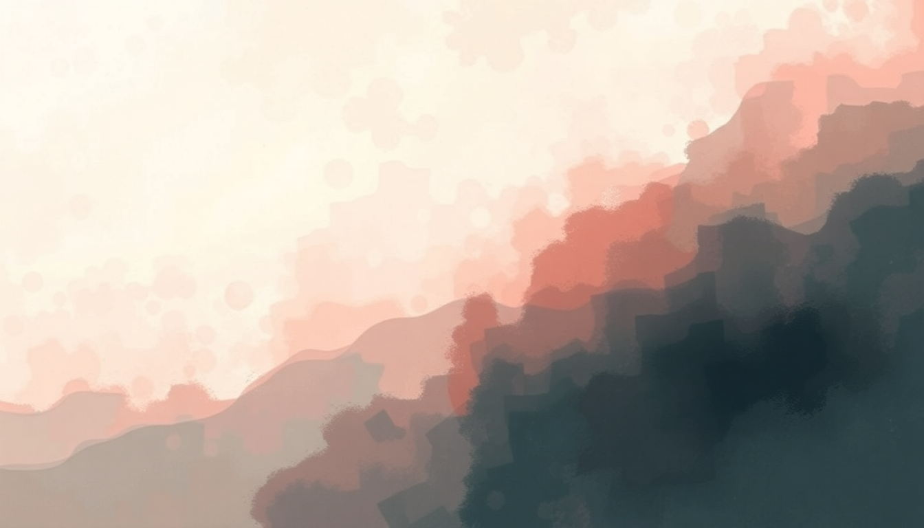 Fan-driven abstract illustration evoking the emotional arc of Song for Someone by U2