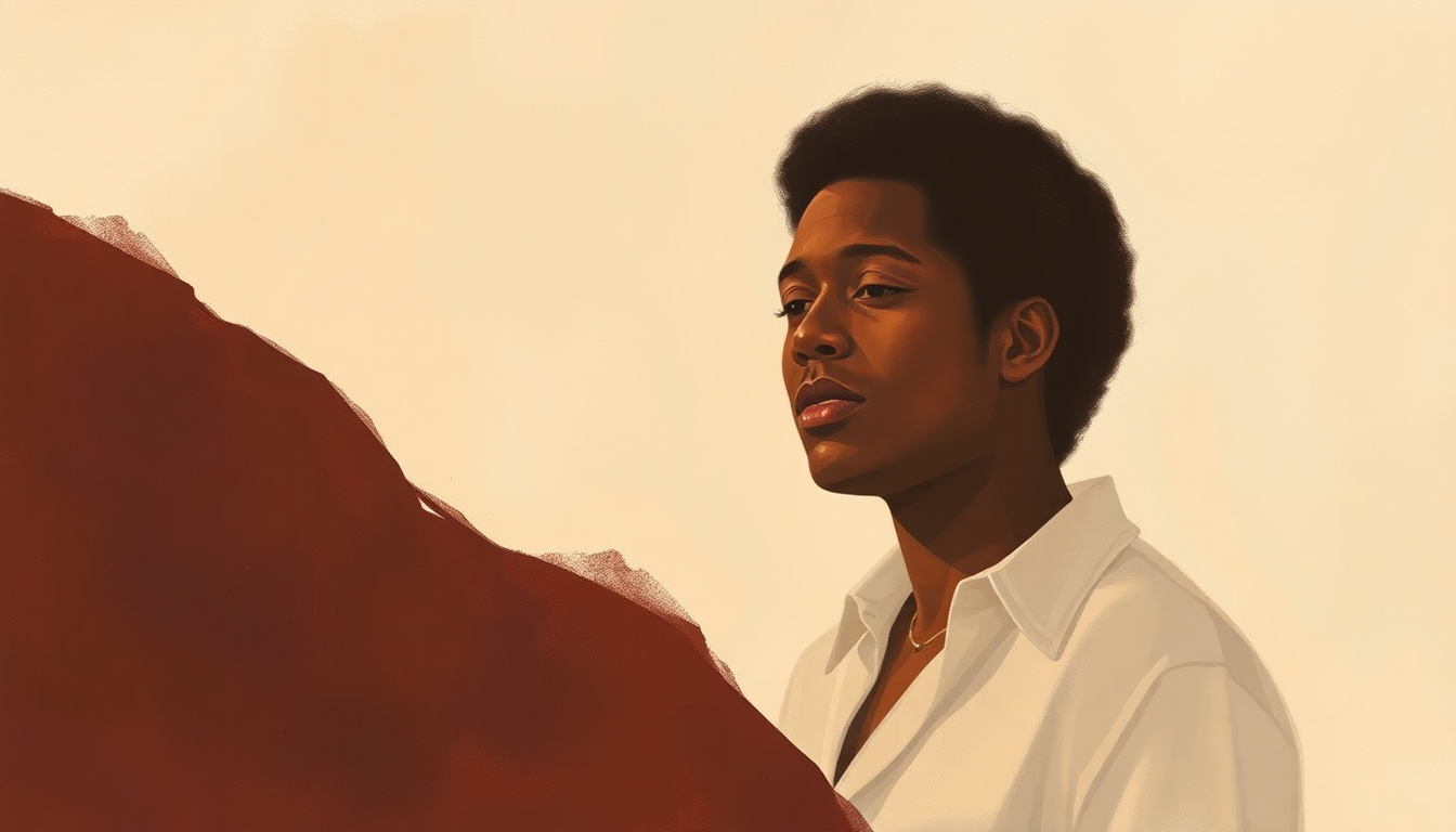 Fan-driven abstract illustration evoking the emotional arc of Soon I'll Be Loving You Again by Marvin Gaye