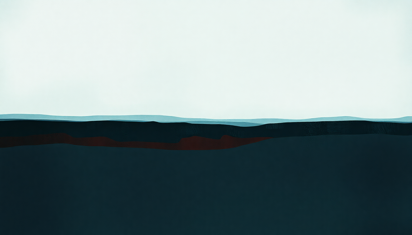 Fan-driven abstract illustration evoking the emotional arc of Sorrow by Bad Religion