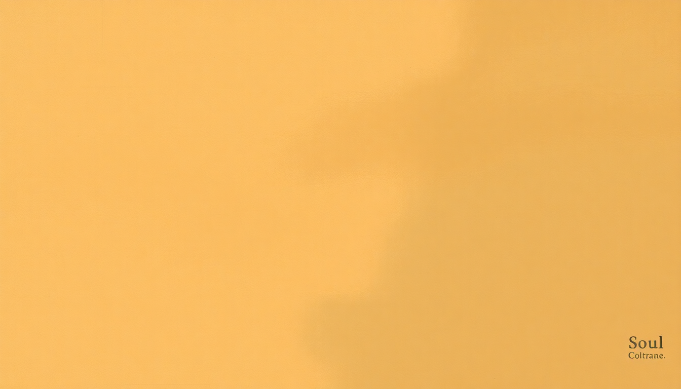 Fan-driven abstract illustration evoking the emotional arc of Soul Eyes by John Coltrane
