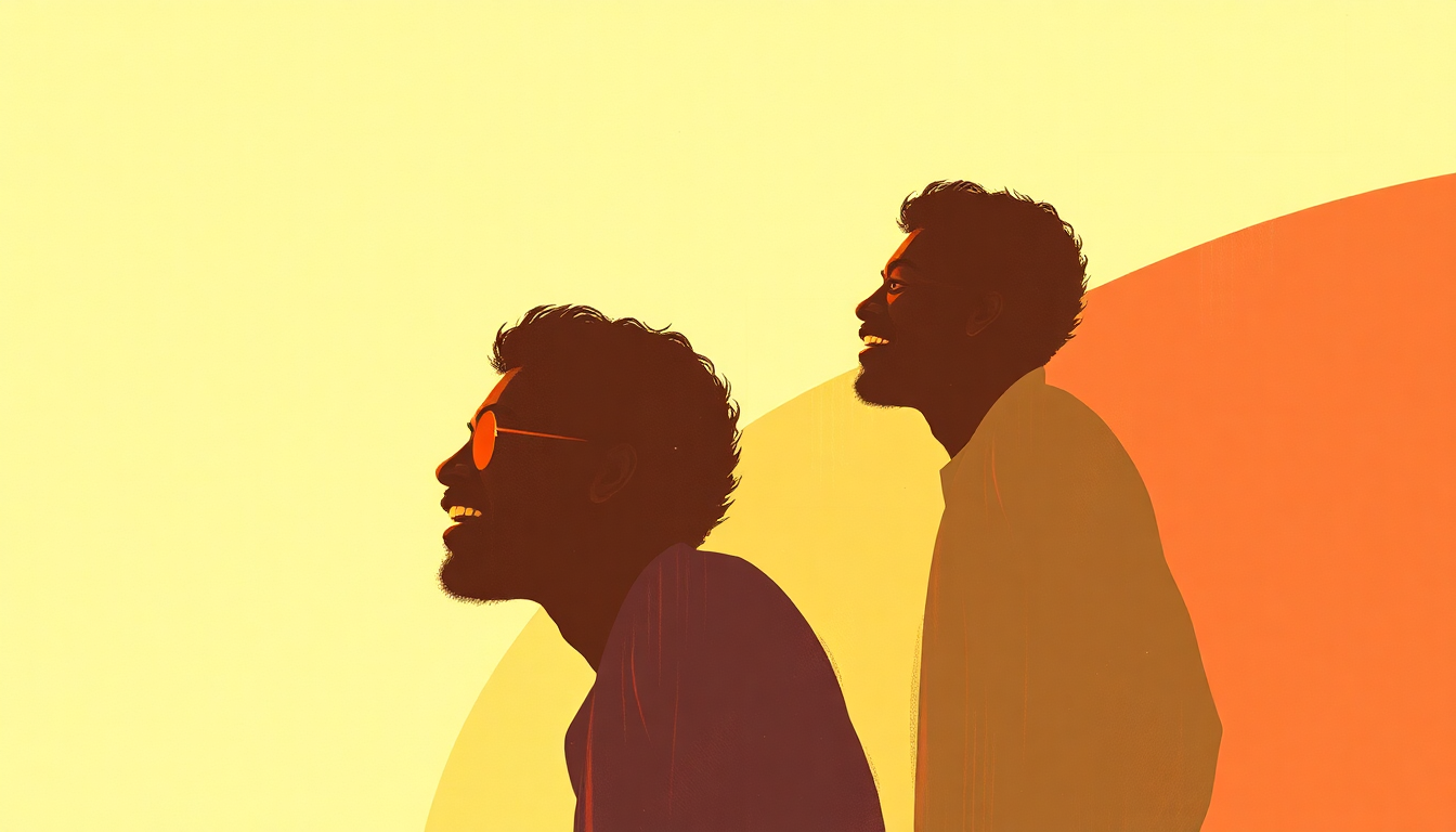 Fan-driven abstract illustration evoking the emotional arc of Soul with a Capital S by Tower of Power