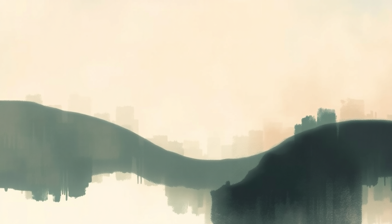 Fan-driven abstract illustration evoking the emotional arc of Soul With Me by Depeche Mode
