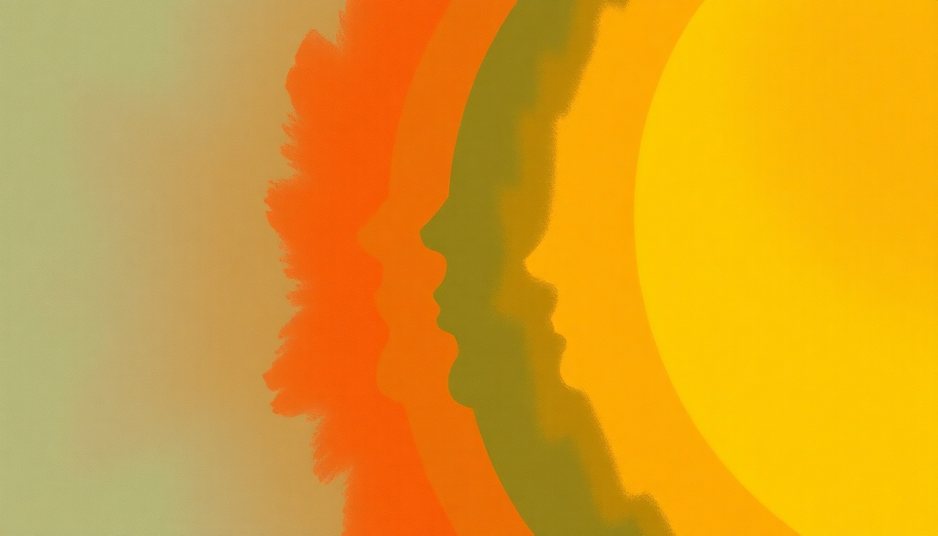 Fan-driven abstract illustration evoking the emotional arc of Soup by Can