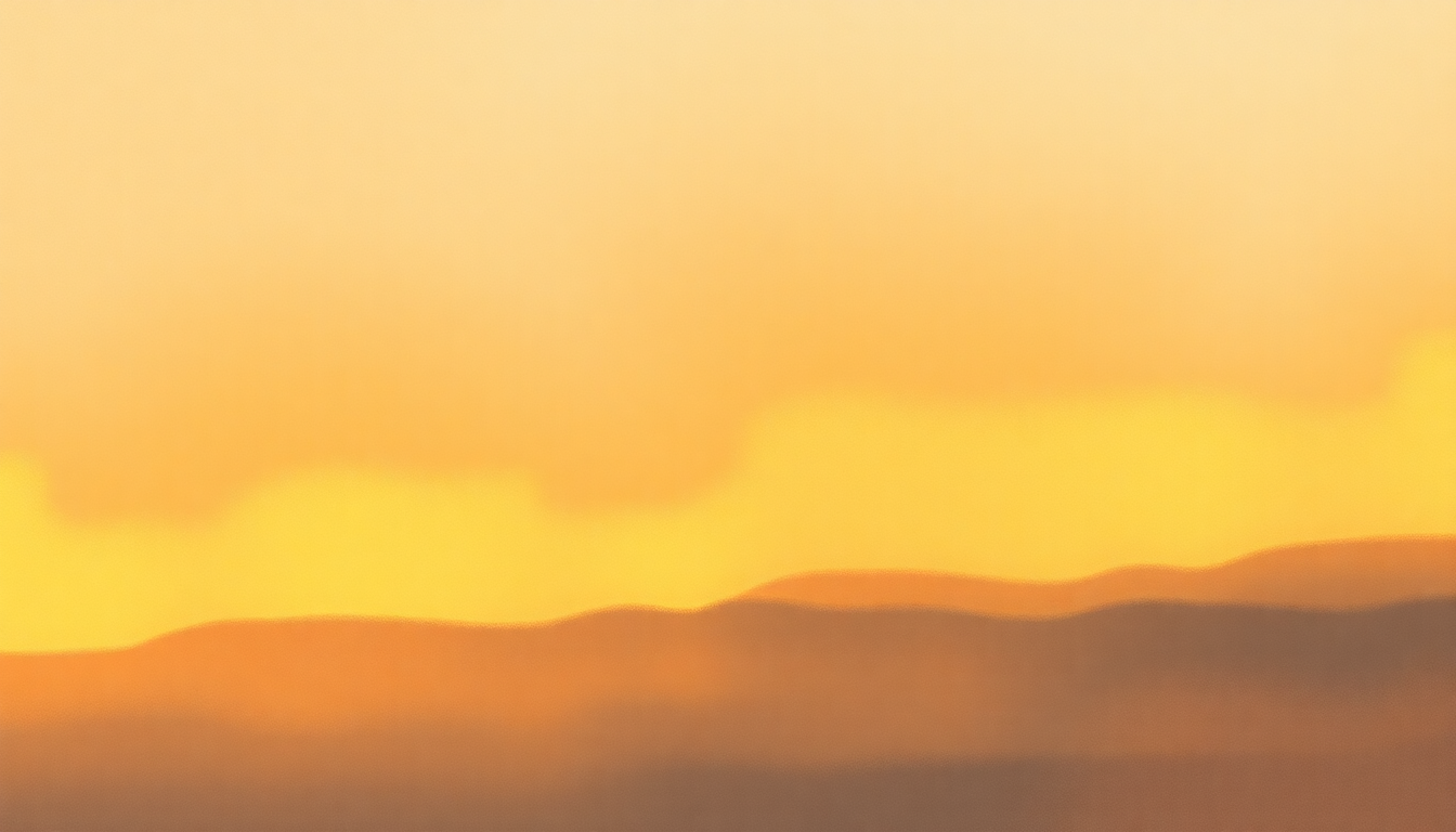 Fan-driven abstract illustration evoking the emotional arc of South Wind of Summer by The Flatlanders