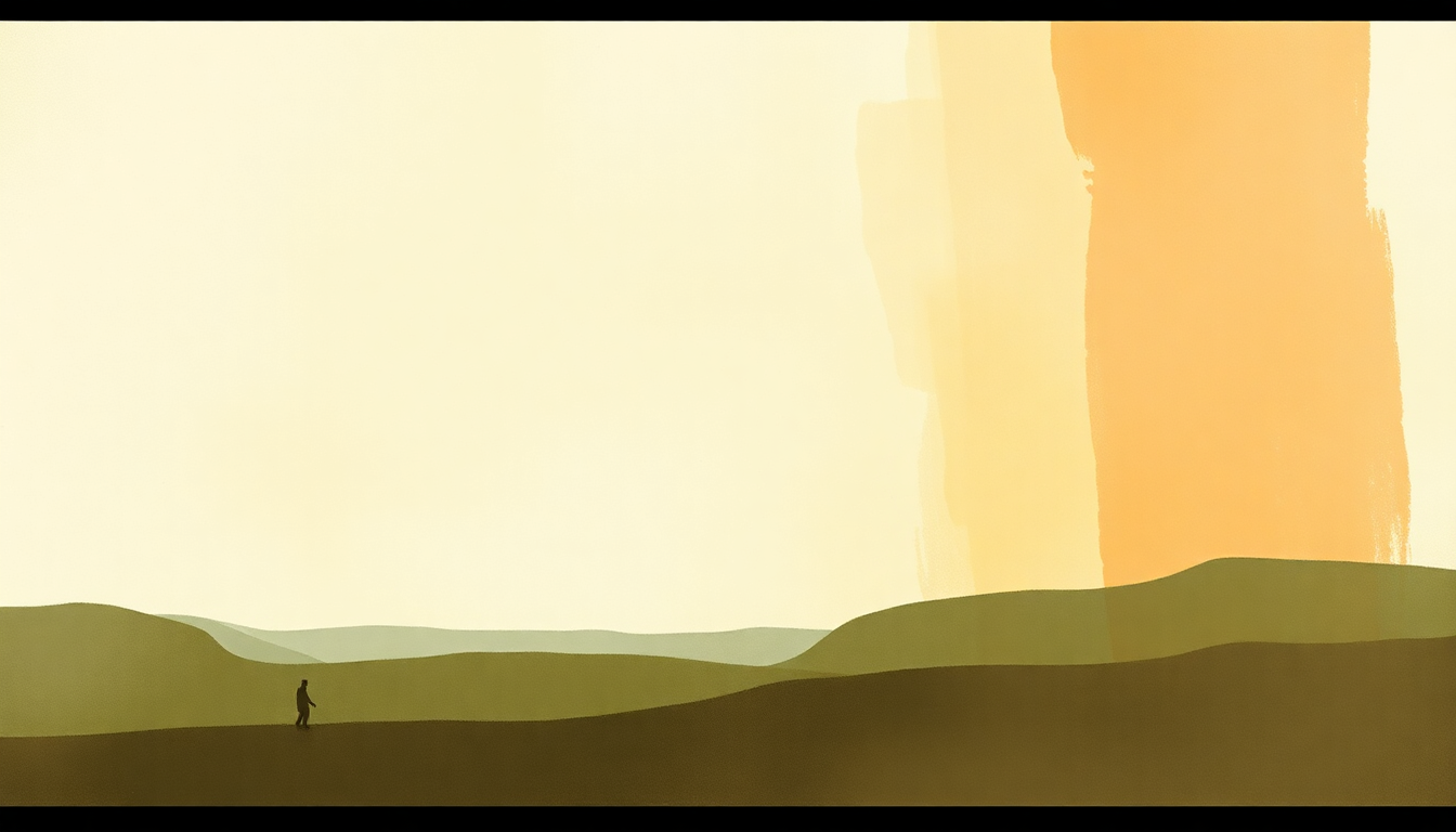 Fan-driven abstract illustration evoking the emotional arc of Space Cowboy by Kacey Musgraves