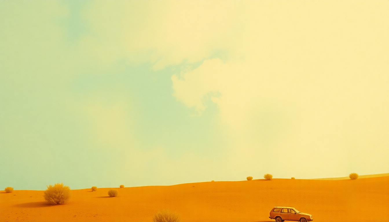 Fan-driven abstract illustration evoking the emotional arc of Spanish Caravan by The Doors