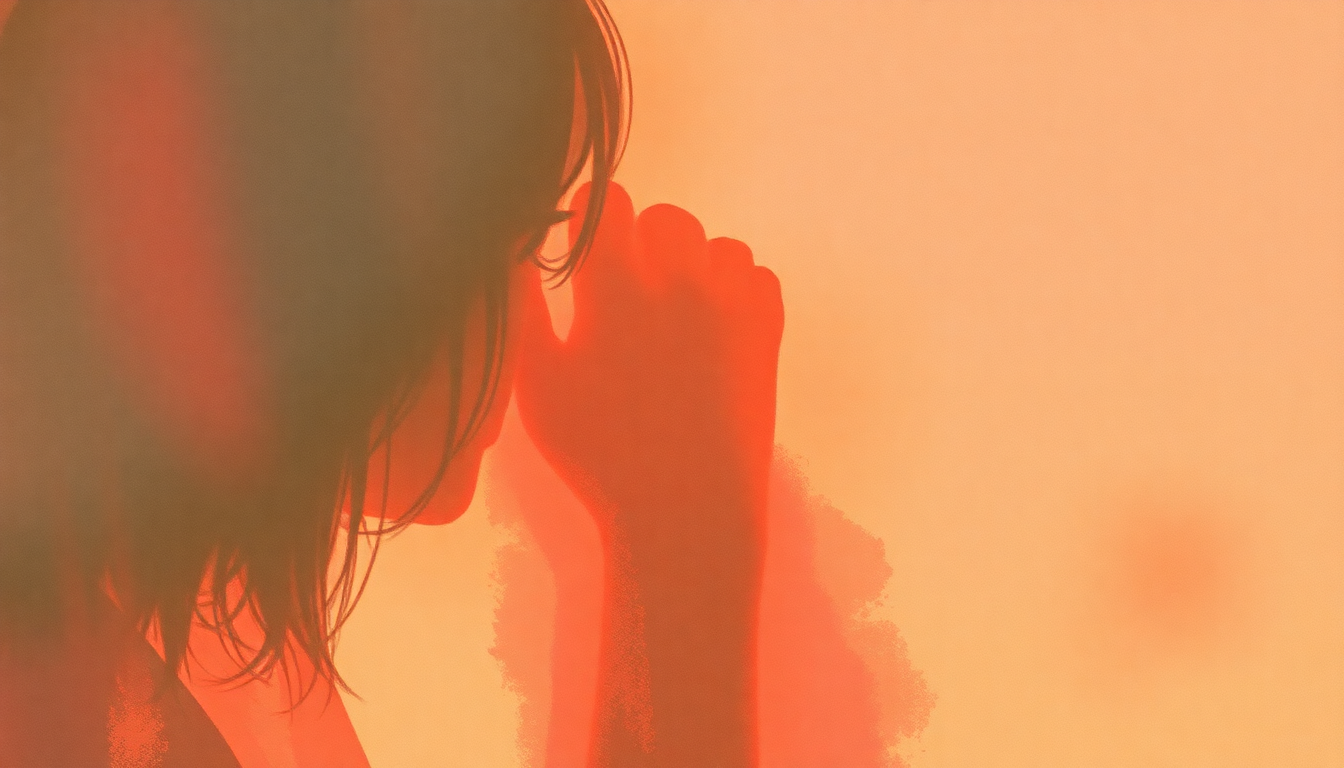 Fan-driven abstract illustration evoking the emotional arc of Spanish Eyes by Ricky Martin