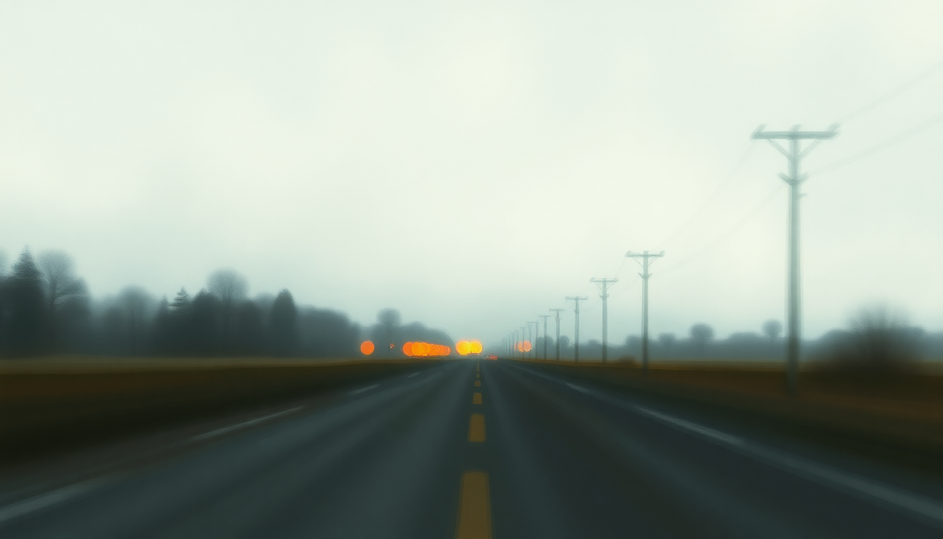 Fan-driven abstract illustration evoking the emotional arc of Speed Trap Town by Jason Isbell