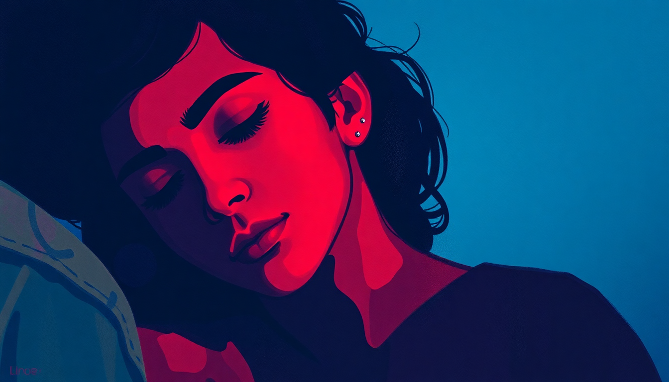 Fan-driven abstract illustration evoking the emotional arc of Spend the Night with Me by Rick James