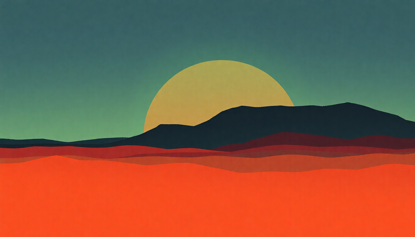 Fan-driven abstract illustration evoking the emotional arc of Spike Driver Blues by Rachel's