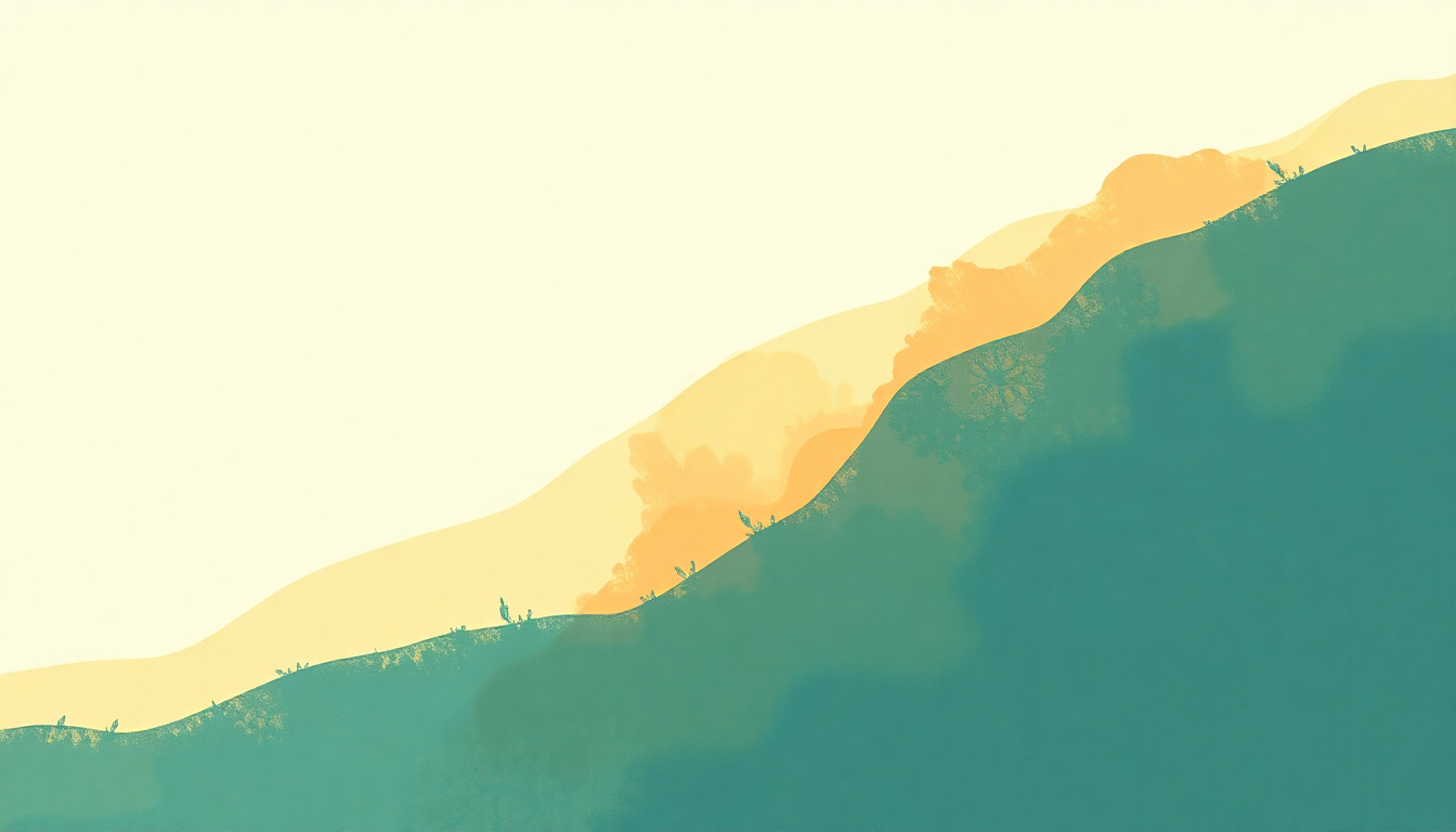 Fan-driven abstract illustration evoking the emotional arc of Splat Out of Luck by Jimmy Eat World