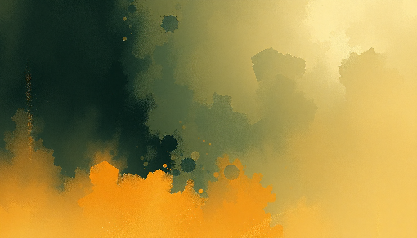 Fan-driven abstract illustration evoking the emotional arc of Springtime by Eric Dolphy