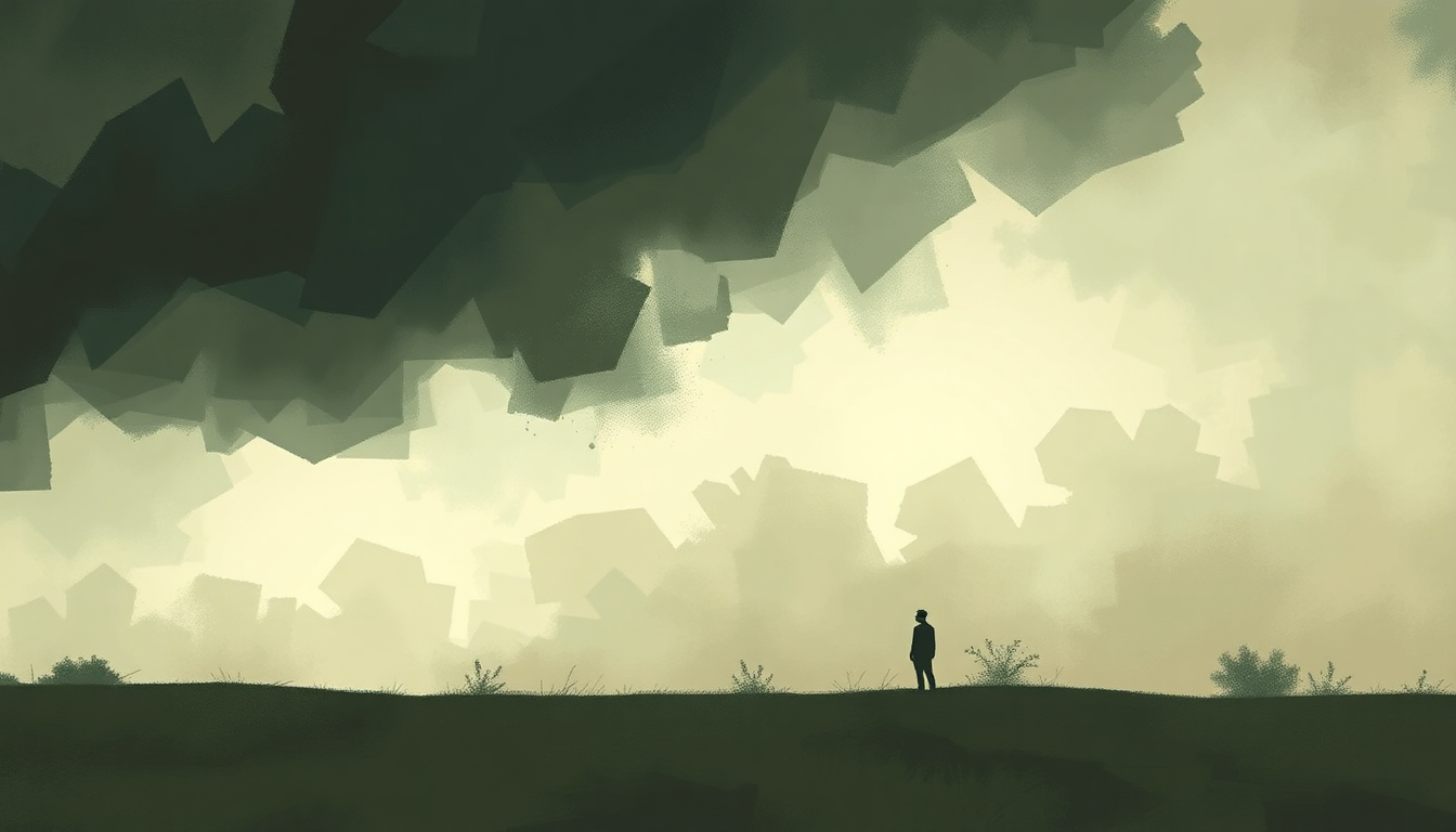 Fan-driven abstract illustration evoking the emotional arc of Squabble Up by Kendrick Lamar