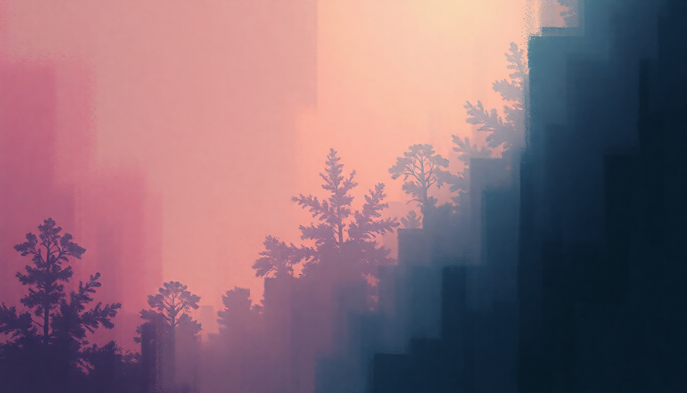 Fan-driven abstract illustration evoking the emotional arc of Squeal by No Doubt