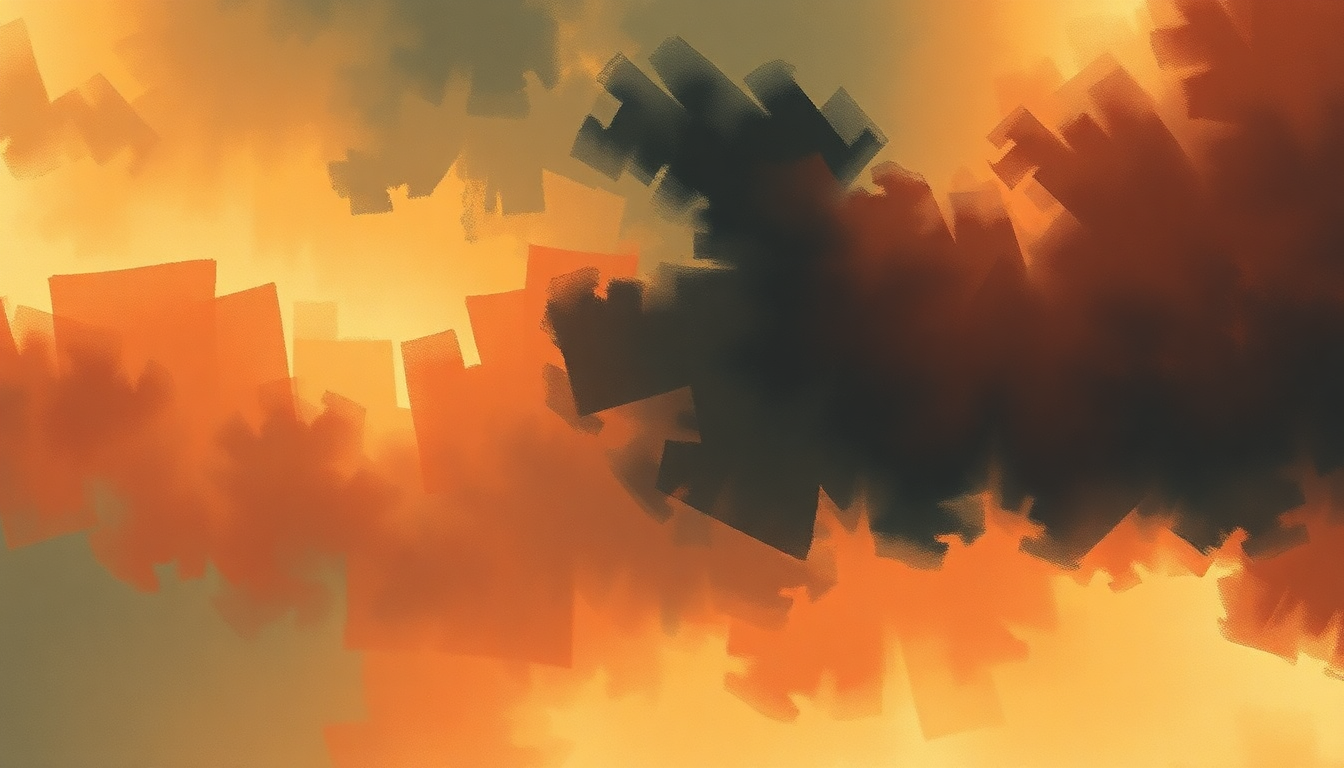 Fan-driven abstract illustration evoking the emotional arc of Stagger Lee by Wilson Pickett