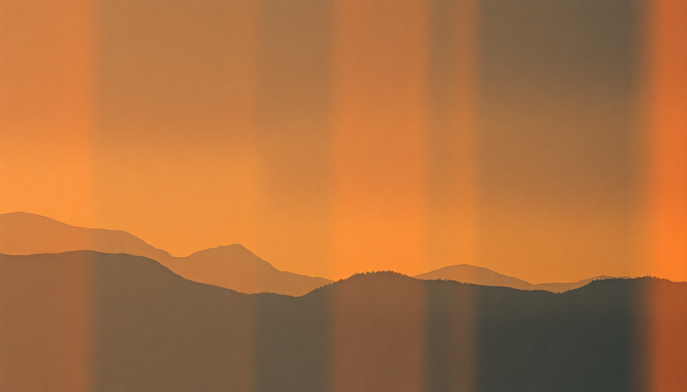 Fan-driven abstract illustration evoking the emotional arc of Star of Wonder by Sufjan Stevens