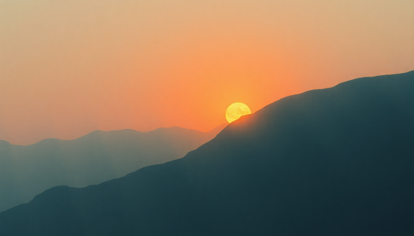 Fan-driven abstract illustration evoking the emotional arc of Staring at the Sun by U2