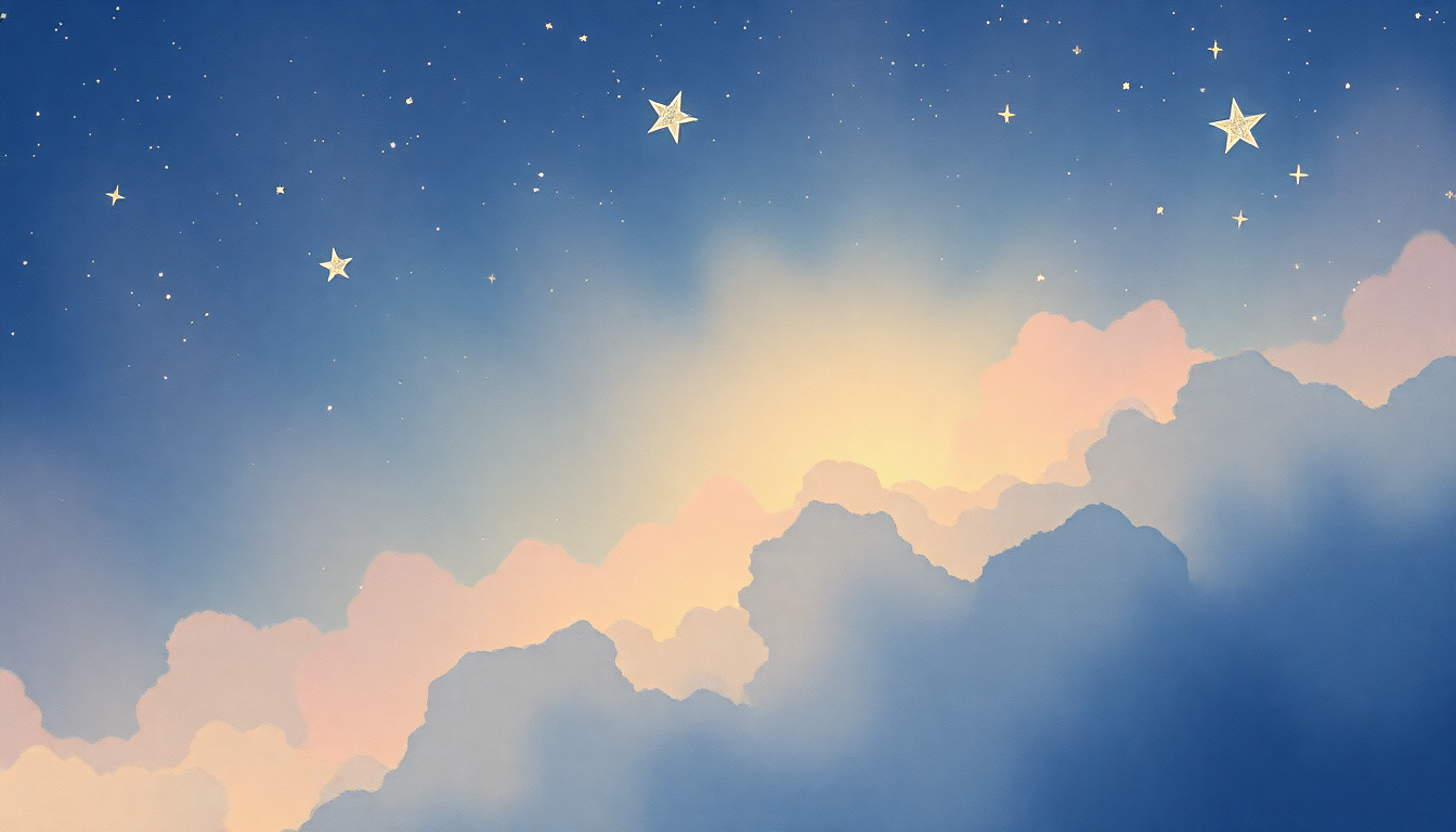 Fan-driven abstract illustration evoking the emotional arc of Starlight by Taylor Swift