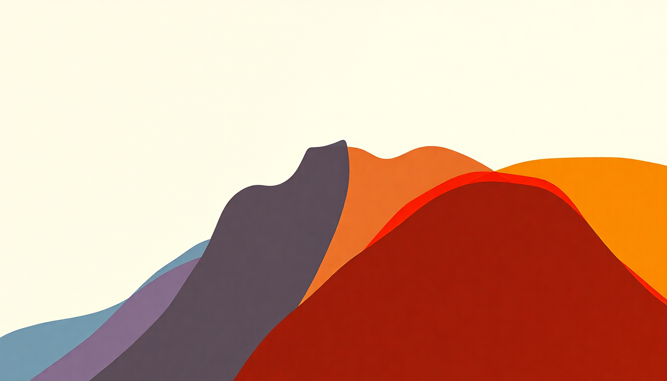 Fan-driven abstract illustration evoking the emotional arc of Start by The Jam
