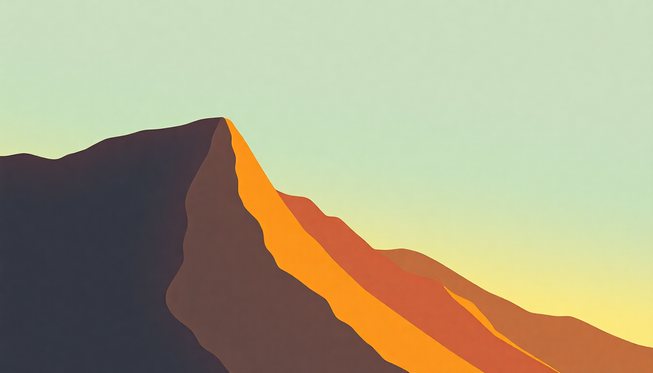 Fan-driven abstract illustration evoking the emotional arc of Statesboro Blues by Allman Brothers Band