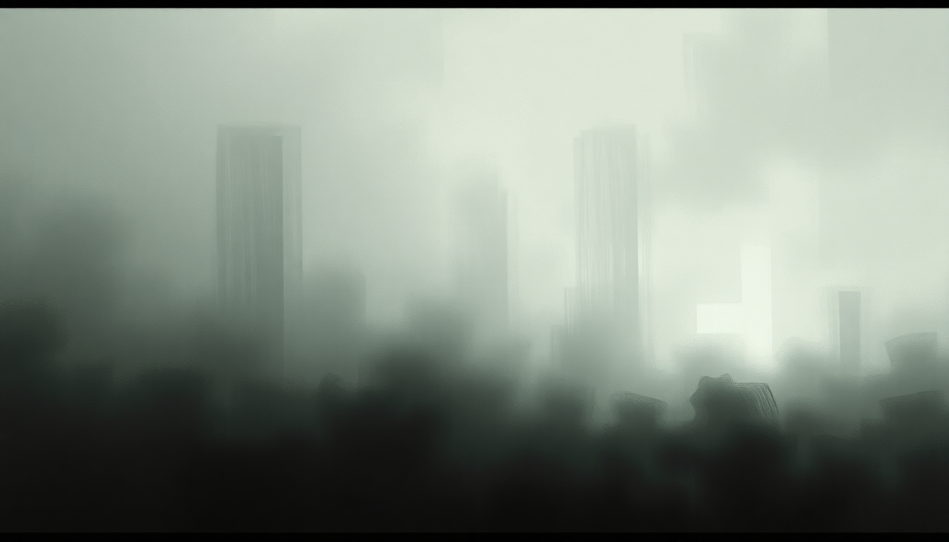 Fan-driven abstract illustration evoking the emotional arc of Static by Godspeed You Black Emperor