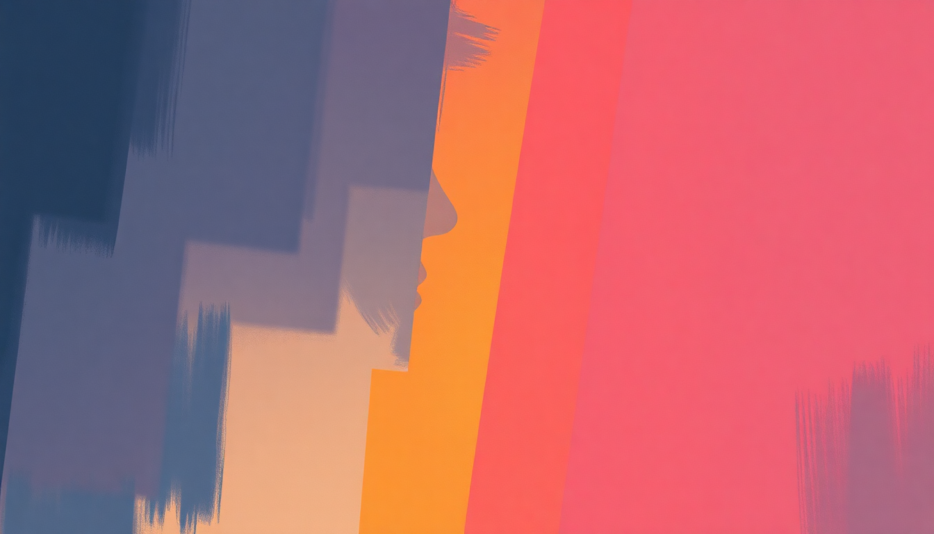 Fan-driven abstract illustration evoking the emotional arc of Stay by Blackpink