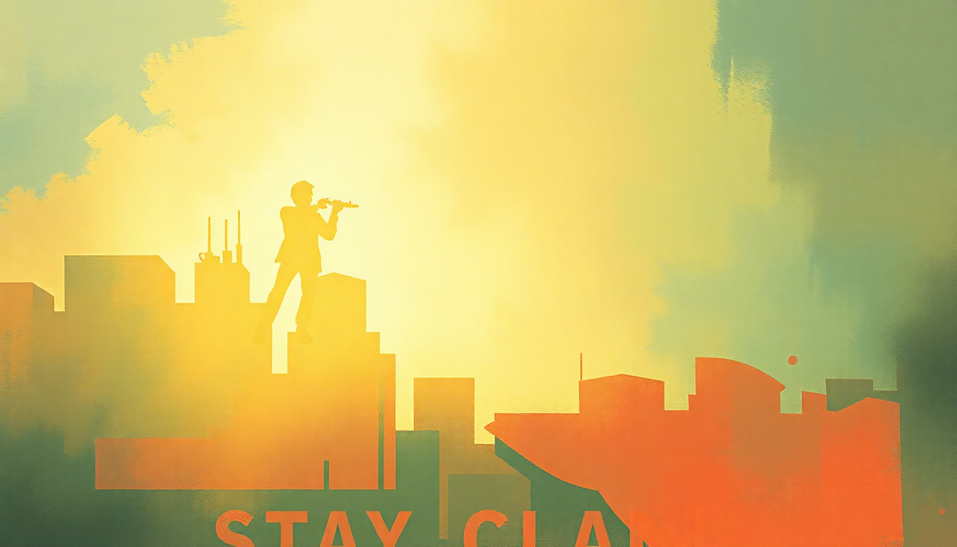 Fan-driven abstract illustration evoking the emotional arc of Stay Clean by Motorhead