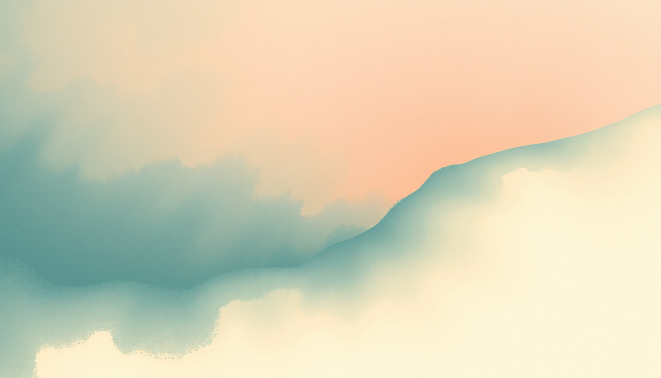 Fan-driven abstract illustration evoking the emotional arc of Stay Soft by Mitski