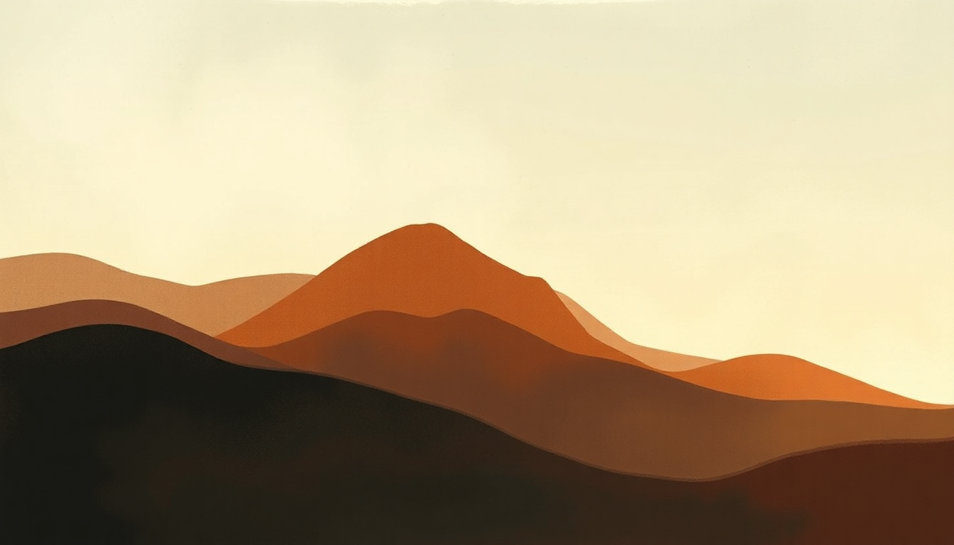 Fan-driven abstract illustration evoking the emotional arc of Stay the Same by Bonobo