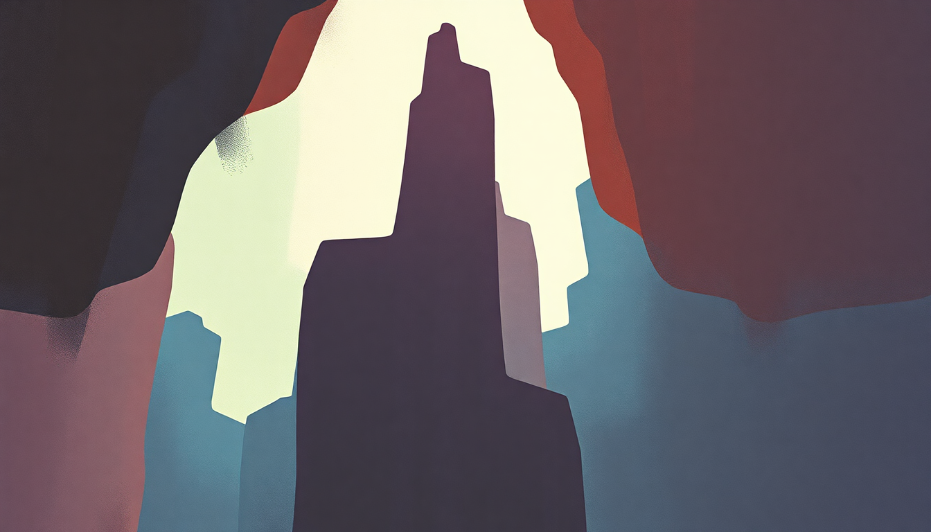 Fan-driven abstract illustration evoking the emotional arc of Stay with Me by Brass Construction