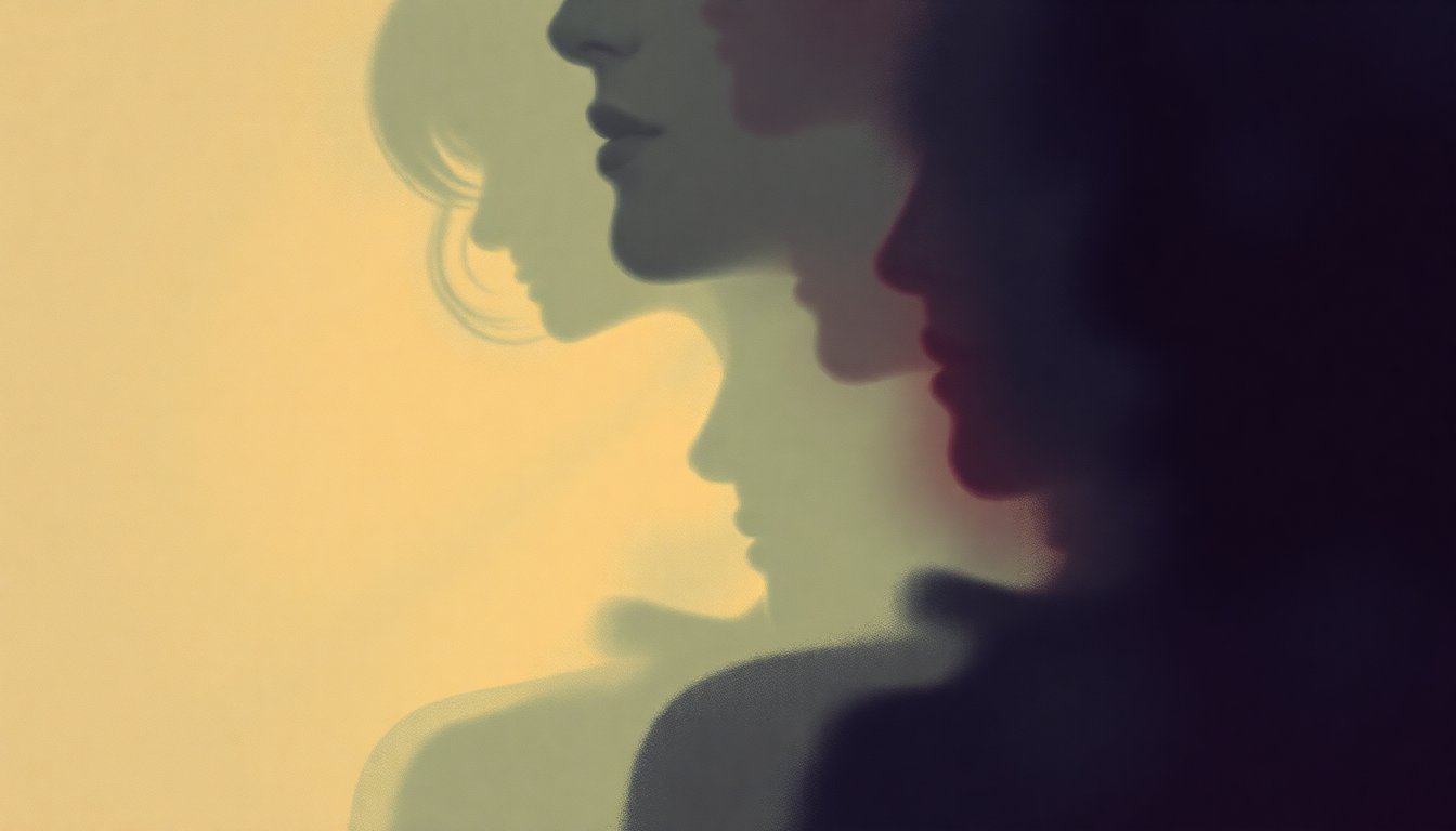 Fan-driven abstract illustration evoking the emotional arc of Stay with Me by The Gap Band