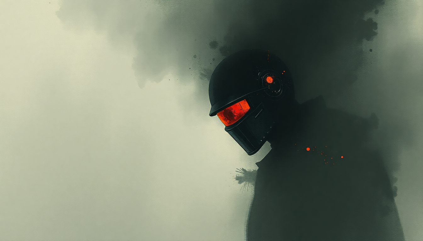 Fan-driven abstract illustration evoking the emotional arc of Steam Machine by Daft Punk