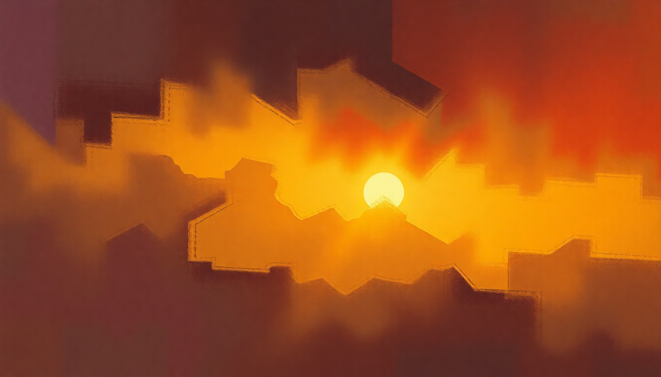 Fan-driven abstract illustration evoking the emotional arc of Still D.R.E. by Dr. Dre