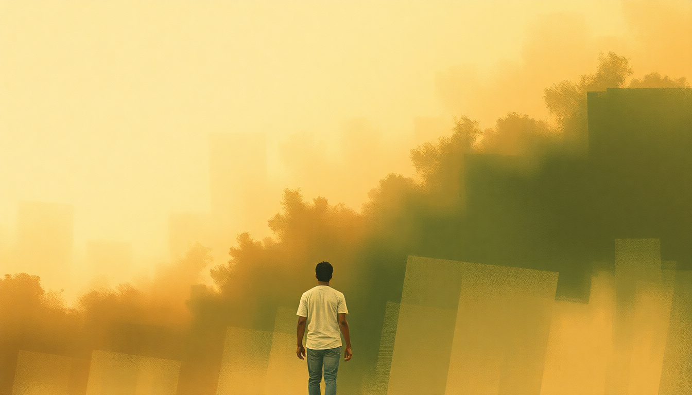 Fan-driven abstract illustration evoking the emotional arc of Sting in the Tail by Sly and Robbie