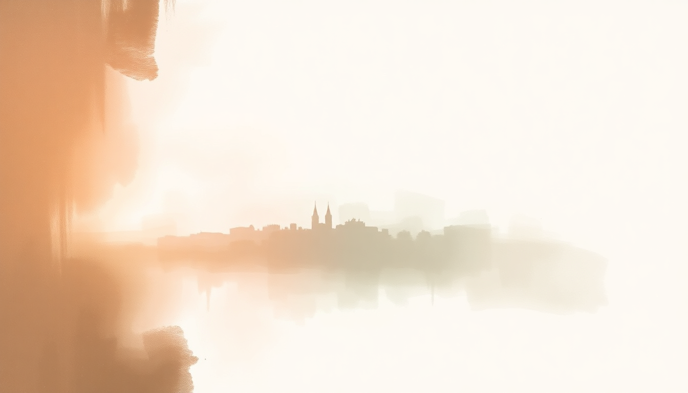 Fan-driven abstract illustration evoking the emotional arc of Stockholm by Jason Isbell