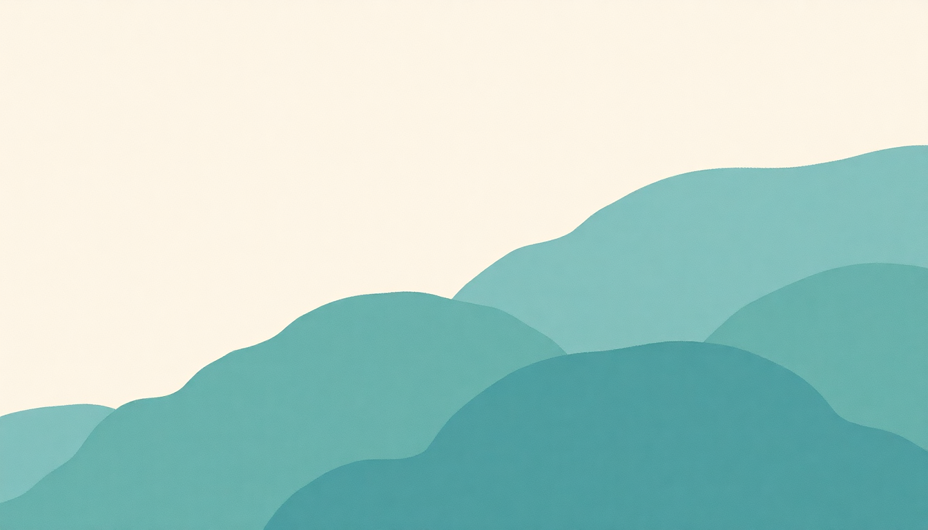 Fan-driven abstract illustration evoking the emotional arc of Stoned and Starving by Parquet Courts