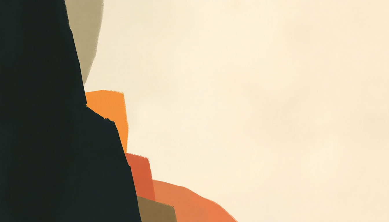 Fan-driven abstract illustration evoking the emotional arc of Stop by Justice