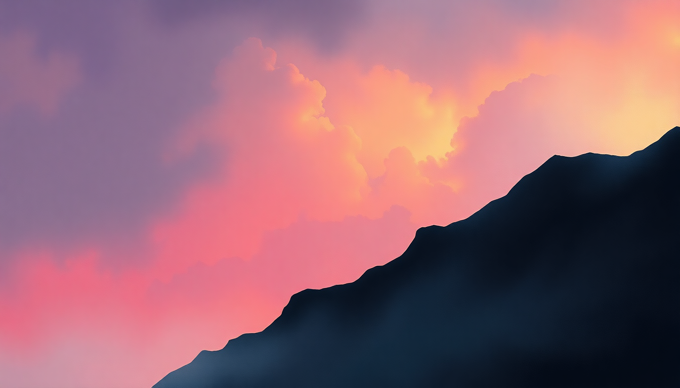 Fan-driven abstract illustration evoking the emotional arc of Storms in Africa by Enya