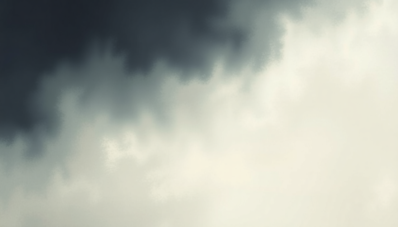 Fan-driven abstract illustration evoking the emotional arc of Stormur by Sigur Rós