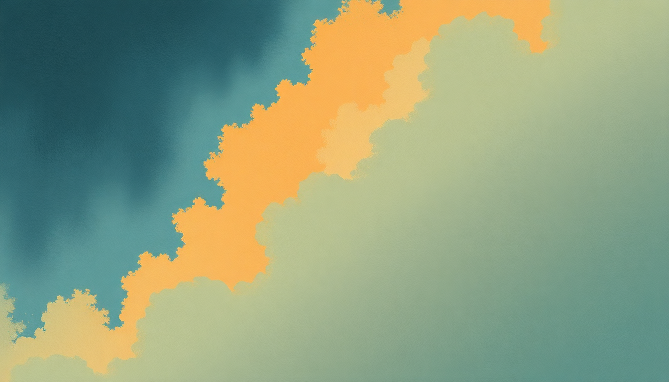 Fan-driven abstract illustration evoking the emotional arc of Stormy by Santana