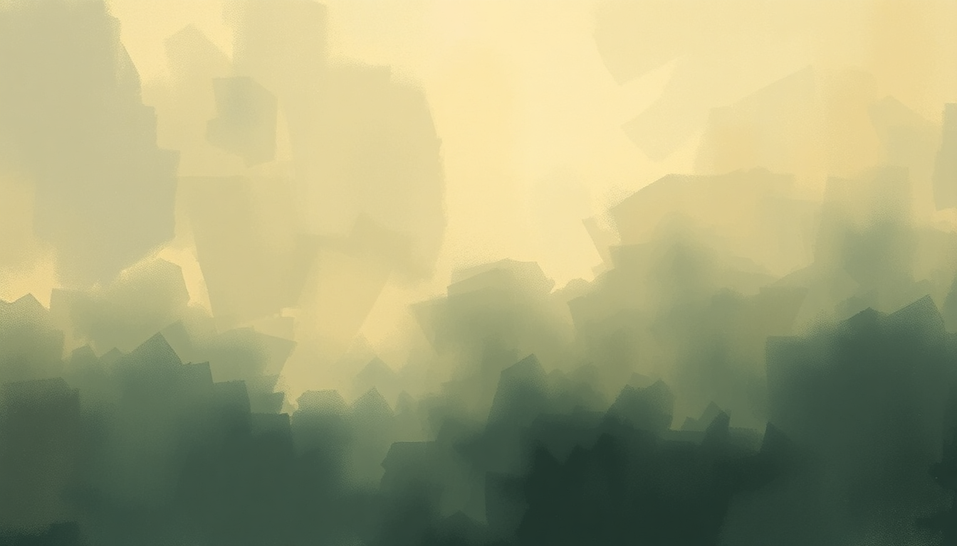 Fan-driven abstract illustration evoking the emotional arc of Stormy Weather by Etta James