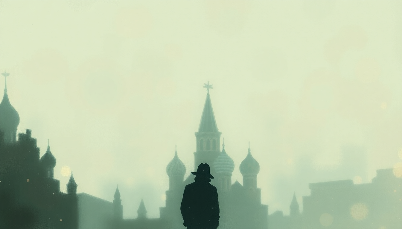 Fan-driven abstract illustration evoking the emotional arc of Stranger in Moscow by Michael Jackson